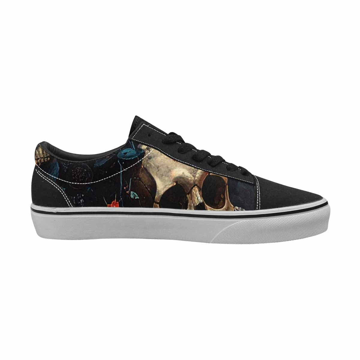 WOMEN'S Skulls Roses Melting Skulls Lace-Up Canvas Y2K Shoes