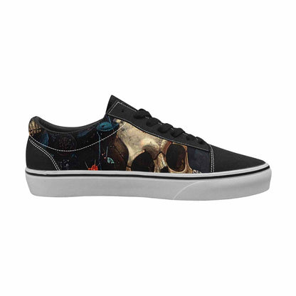 WOMEN'S Skulls Roses Melting Skulls Lace-Up Canvas Y2K Shoes