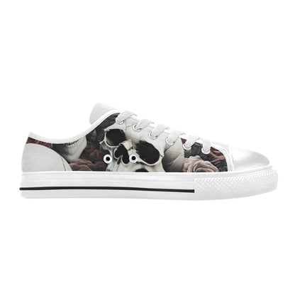 MEN'S Rose Skulls Dark 7 Canvas Vibrant Chaos Shoes