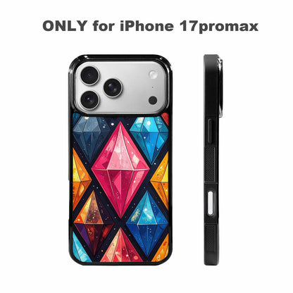 iPhone 17 Pro Max Case — Vintage Summer Diamond Retro Vintage, Unique Phone Case Design