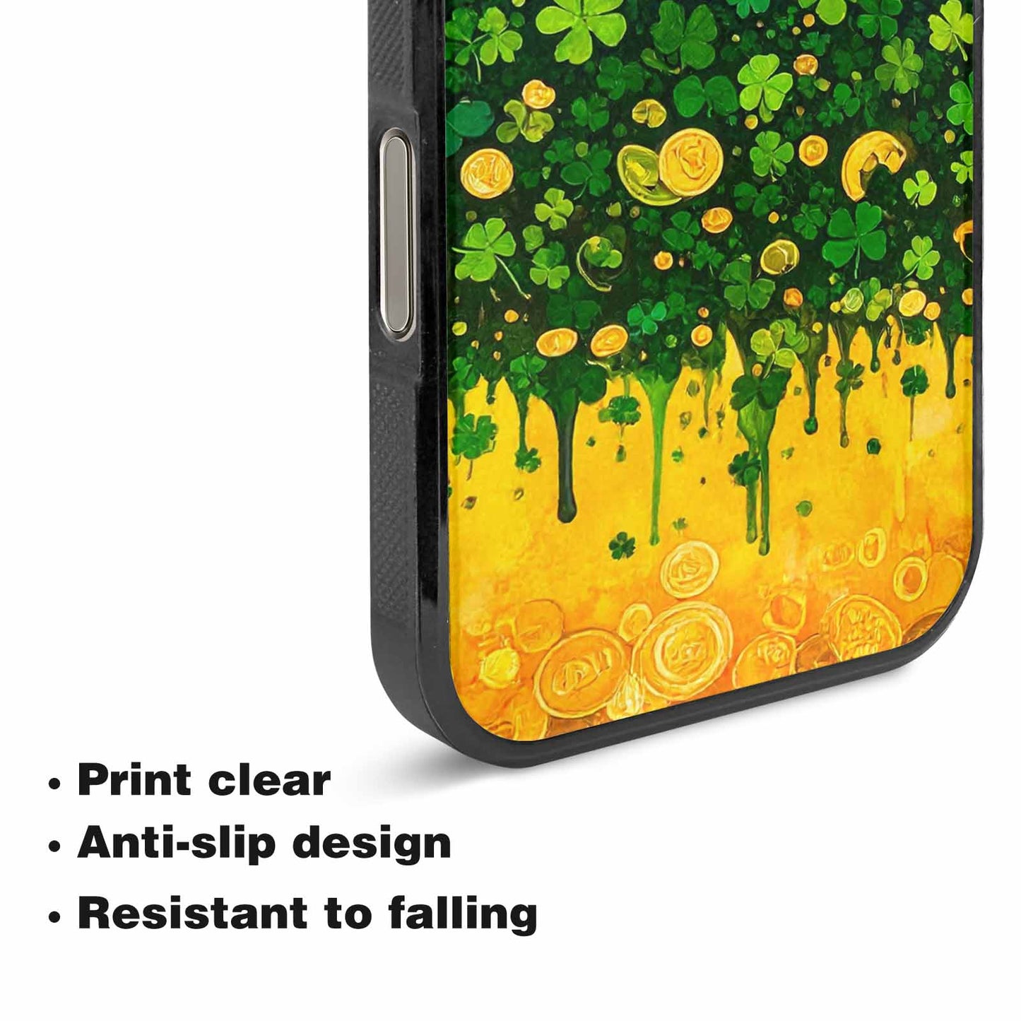 iPhone 16 Pro Case — St Patrick\'s Clover St Patrick\'s Clover, Custom Made Phone Cover