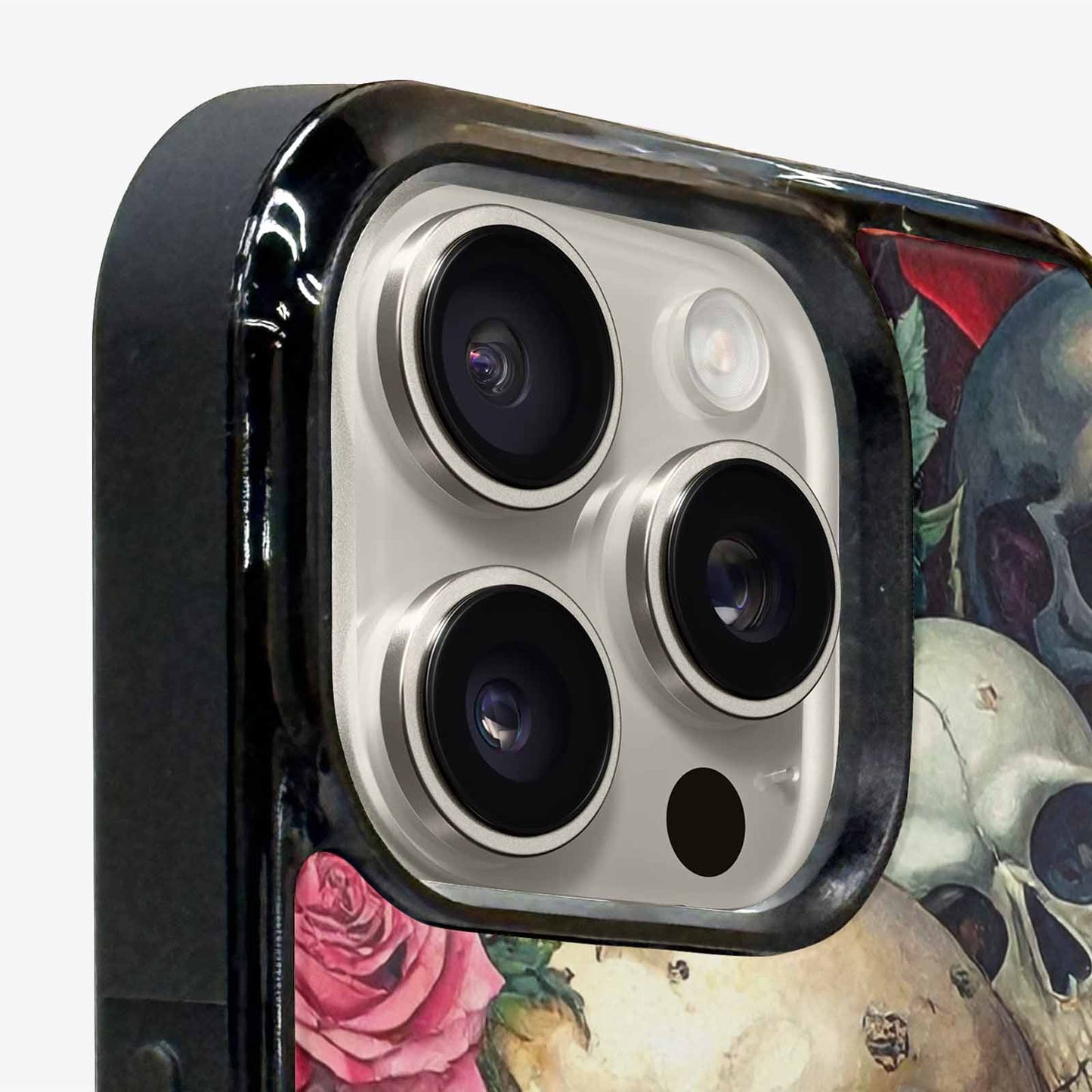 iPhone 16 Pro Case — Skulls And Rosesmelting Skulls A Aor, Original Design Phone Case