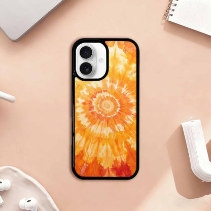 iPhone 17 Case — Ombre Tie Dye Warm Custom Tie, Personalized Phone Case