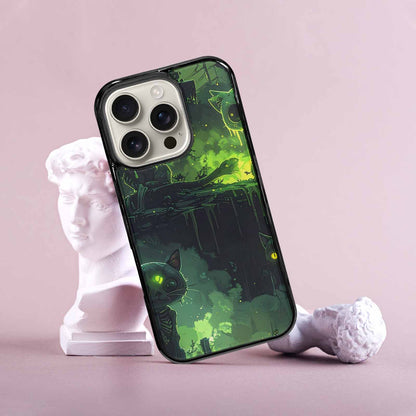 iPhone 16 Pro Case — Toxic Melting Skeleton Cats Small Toxic, Custom Designed Case Cover