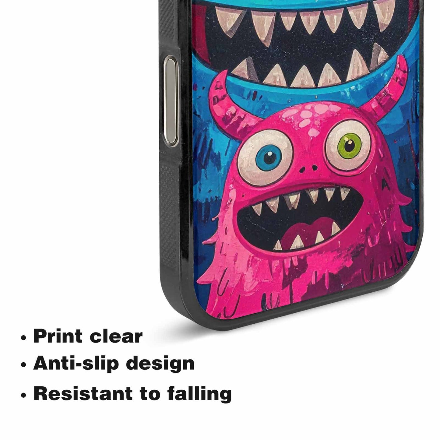 iPhone 16 Pro Case — Goofy Cartoon Monster, Personalized Phone Case