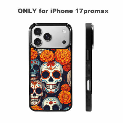 iPhone 17 Pro Max Case — Skull Dark Art Gothic Print Gothic, Custom Printed Phone Case
