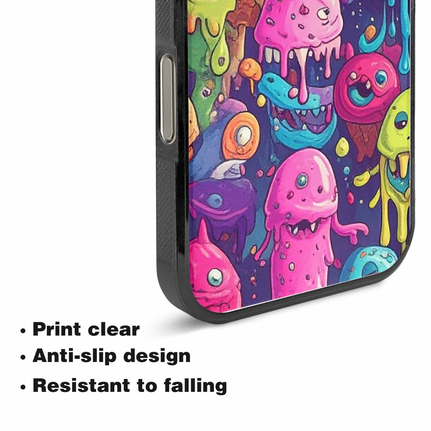 iPhone 15 Pro Max Case — Melting Ice Cream Monster Charac, Unique Phone Case Design