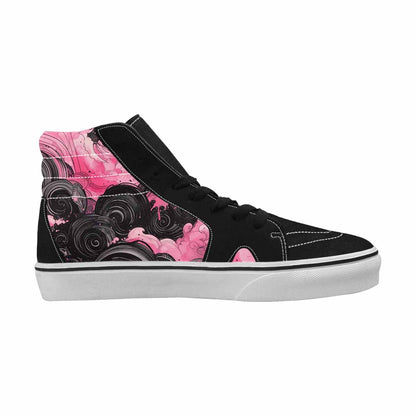 MEN'S Van Gogh Swirl High Top Canvas Kaleidoscope Sneakers