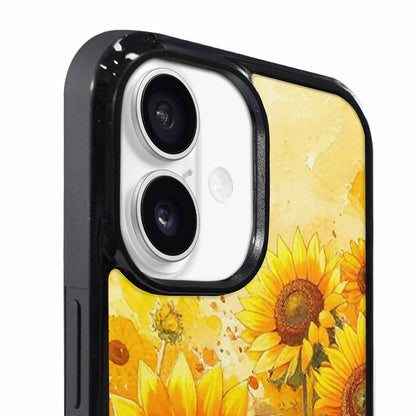iPhone 17 Case — Full Color Vibrant Sunflower Floral, Custom Phone Case