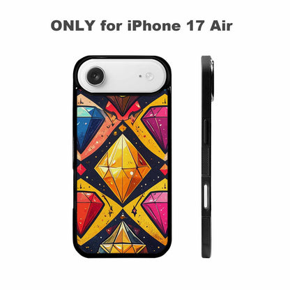iPhone 17 Air Case — Vintage Summer Diamond Retro Vintage, Unique Phone Case Design