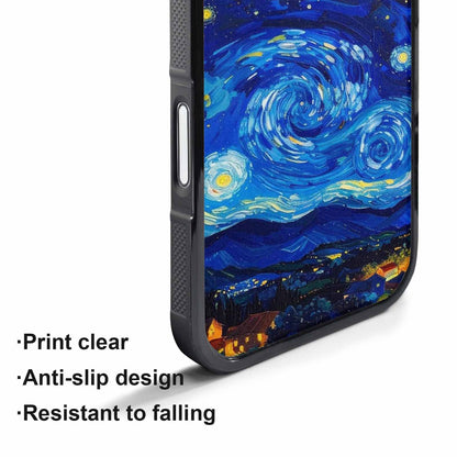 iPhone 17 Pro Max Case — Starry Night Van Gogh Custom Galaxy, Custom Print Case Cover
