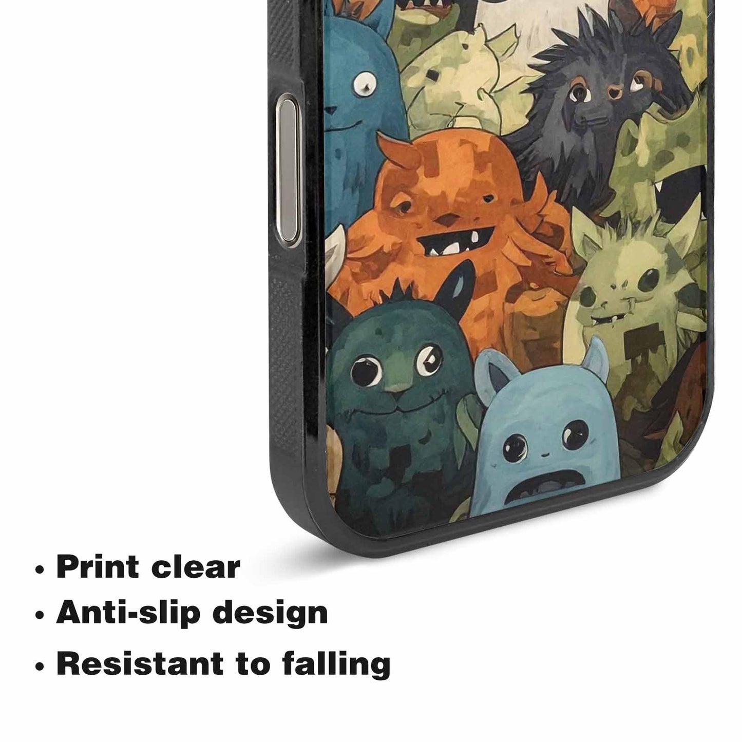 iPhone 16 Pro Case — Monsters Camomonsters Pattern Gsw, Customized Protective Case