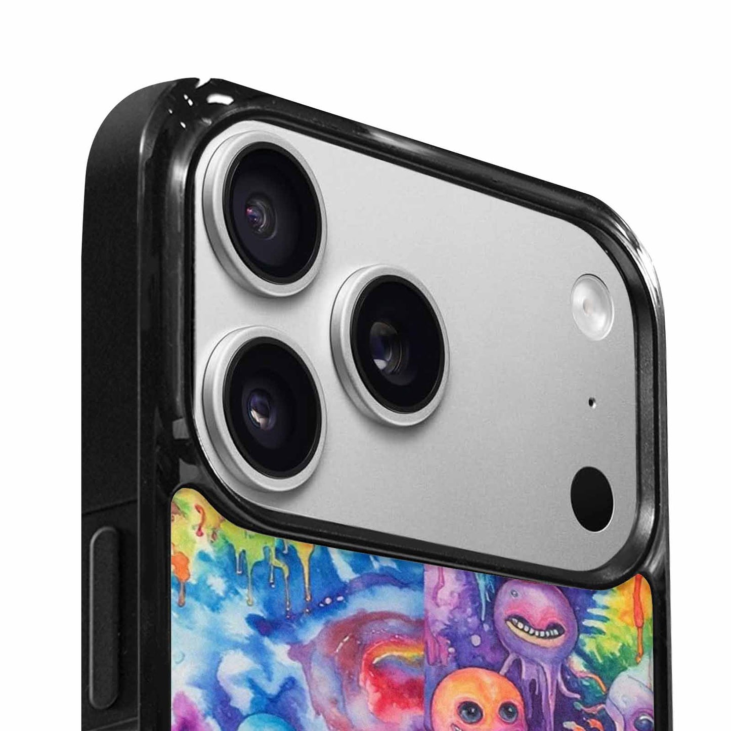 iPhone 17 Pro Max Case — Aliens Tie Dyemelting Aliens Tie Dye, Custom Printed Phone Case