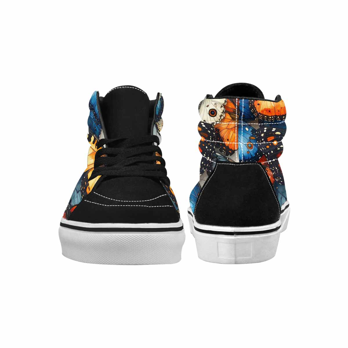 WOMEN'S Butterfly Wing High Top Canvas Surreal Sneakers