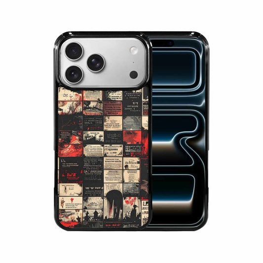 iPhone 17 Pro Max Case — Vintage Horror Comic Panel Retro Vintage, Custom Made Phone Cover
