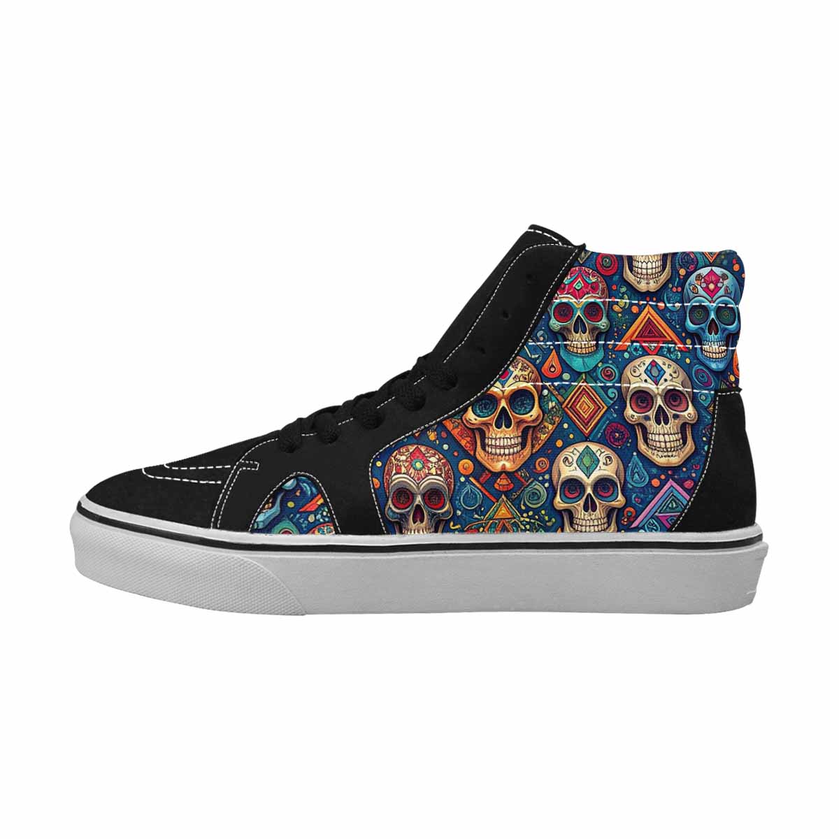 MEN'S Vibrant Skull Pattern 8 Ferion