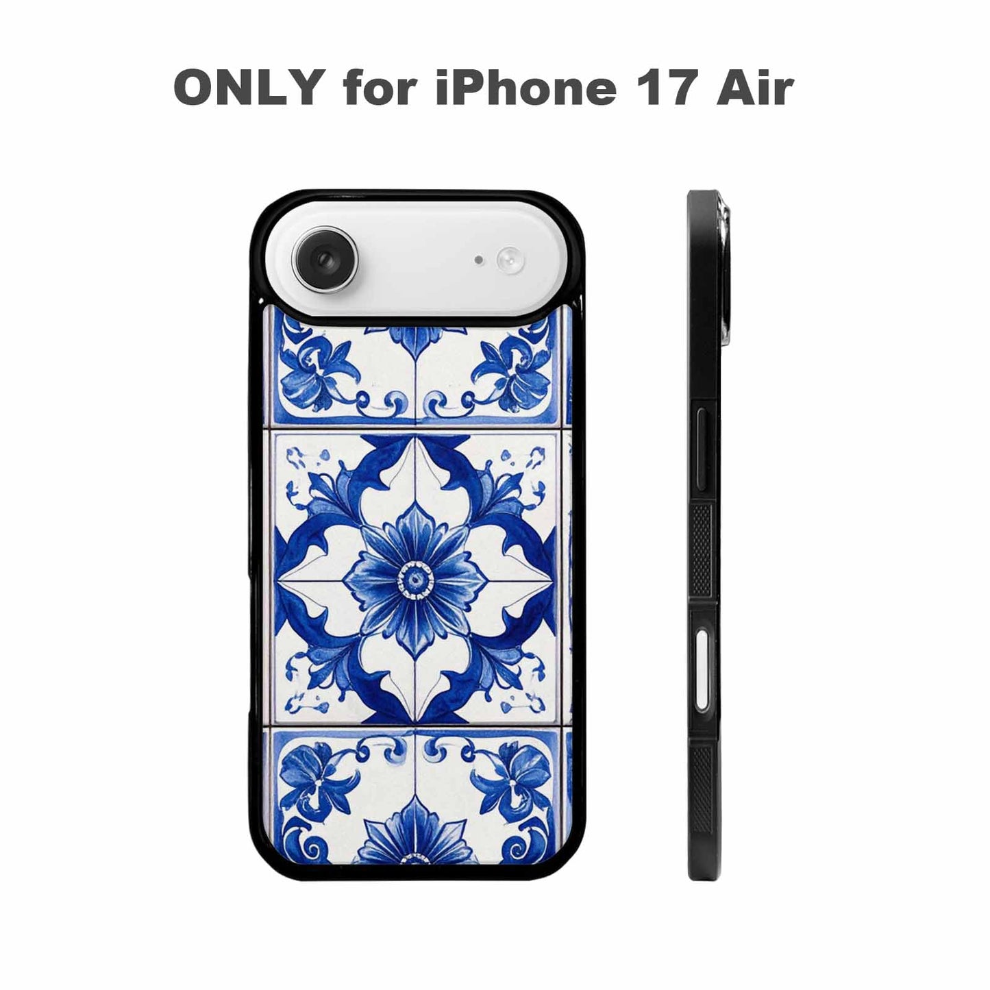 iPhone 17 Air Case — Mexican Talavera Tile Pattern Floral, Custom Print Case Cover