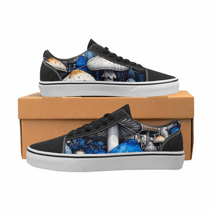 WOMEN'S Mushrooms (general) Lace-Up Canvas Wallpaper Art Sneakers