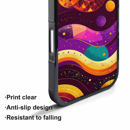 iPhone 17 Pro Case — Disco Art Pattern Original Art, Original Design Phone Case