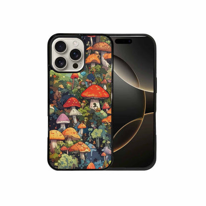 iPhone 16 Pro Max Case — Mushrooms Camomushrooms Patter Big, Custom Print Case Cover
