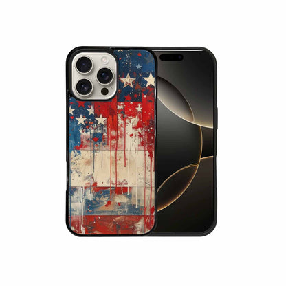 iPhone 16 Pro Max Case — Patriotic Stars And Stripes American Stars, Custom Made Phone Cover