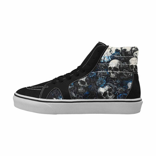 MEN'S Skull Roses High Top Canvas Dreamlike Custom Shoes