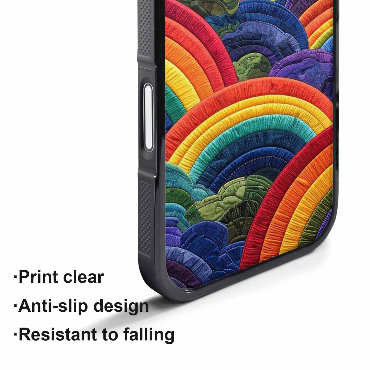 iPhone 17 Pro Case — Vivid Camo Rainbow Arc Camo, Custom Phone Case