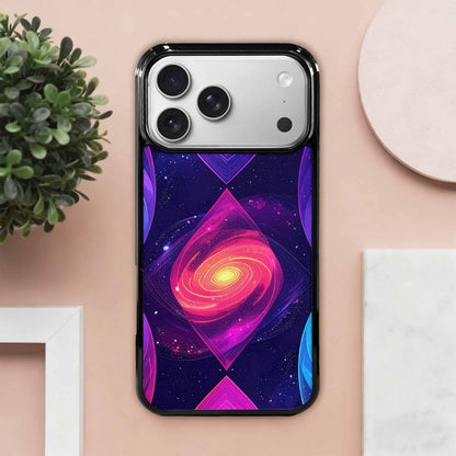 iPhone 17 Pro Max Case — Rose Galaxy Art Seamless Galaxy Space, Custom Printed Phone Case