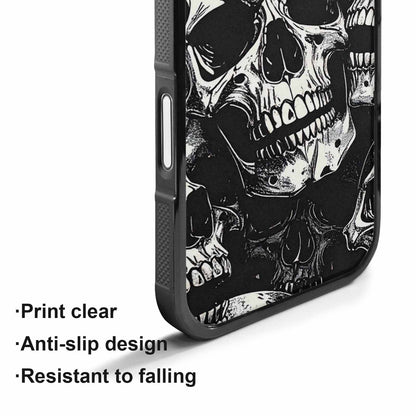 iPhone 17 Case — Skull Dark Art Gothic Print Gothic, Personalized Phone Case
