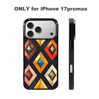 iPhone 17 Pro Max Case — Vintage Summer Diamond Retro Vintage, Customized Protective Case