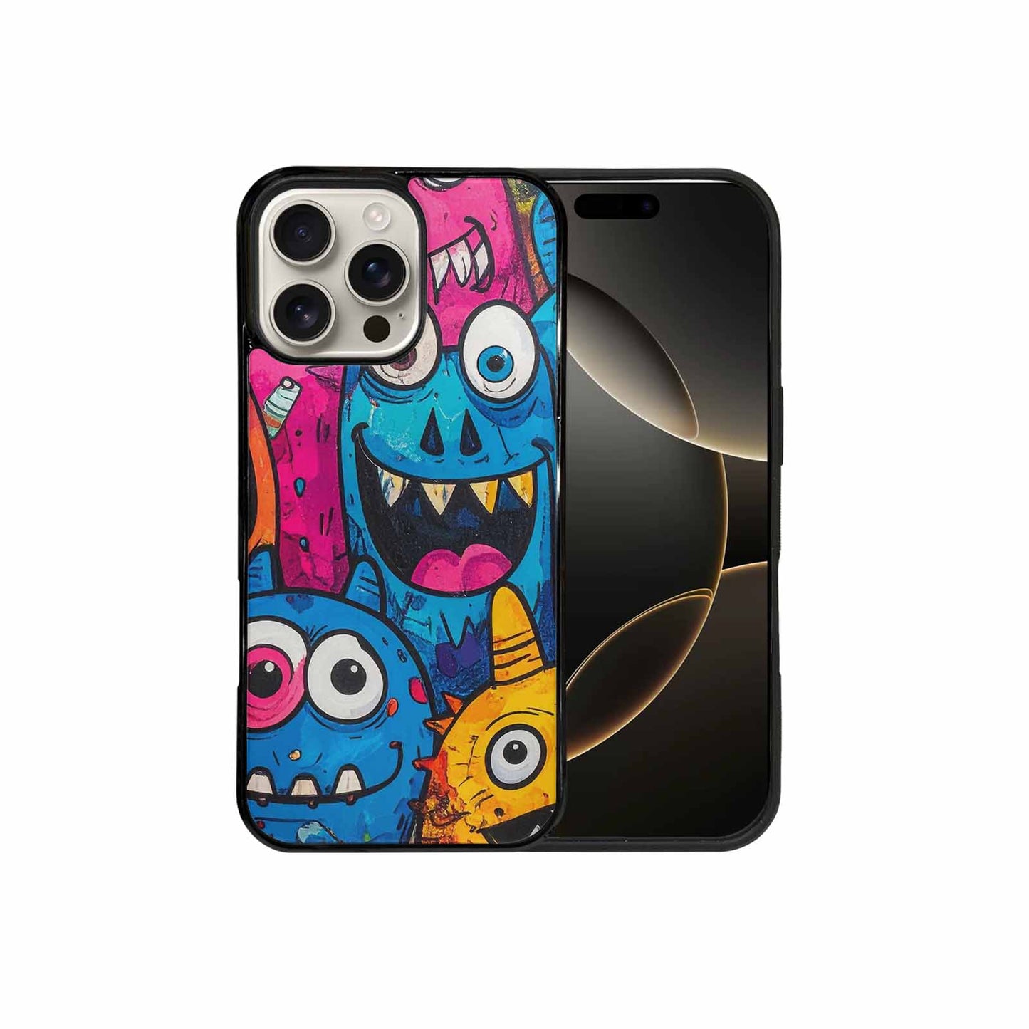 iPhone 16 Pro Max Case — Goofy Cartoon Monster, Custom Art Phone Cover