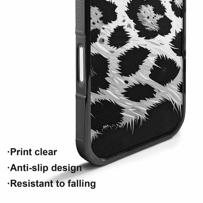 iPhone 17 Case — Leopard Print Black And Animal Print, Original Design Phone Case