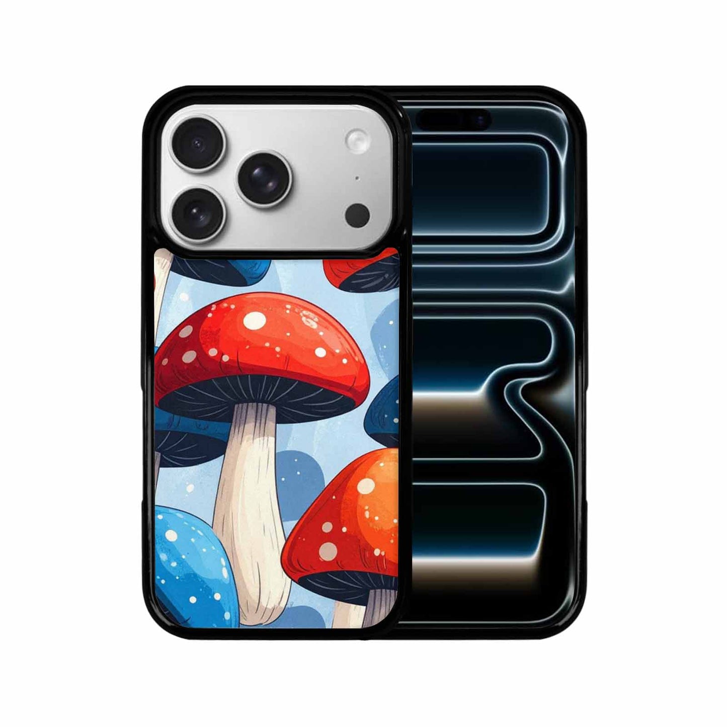 iPhone 17 Pro Case — Vivid Winter Mushroom Seamless Cartoon Cute, Custom Designed Case Cover