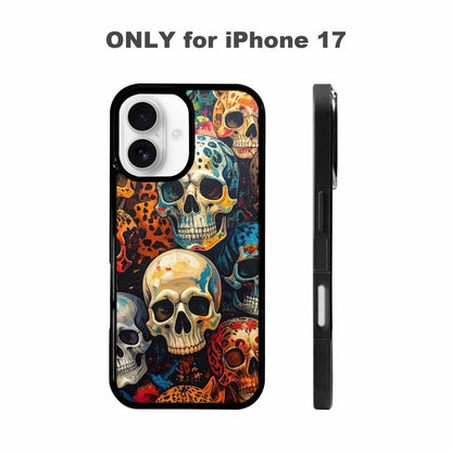 iPhone 17 Case — Skulls Animal Printskulls Patt Gothic Skulls, Custom Phone Case