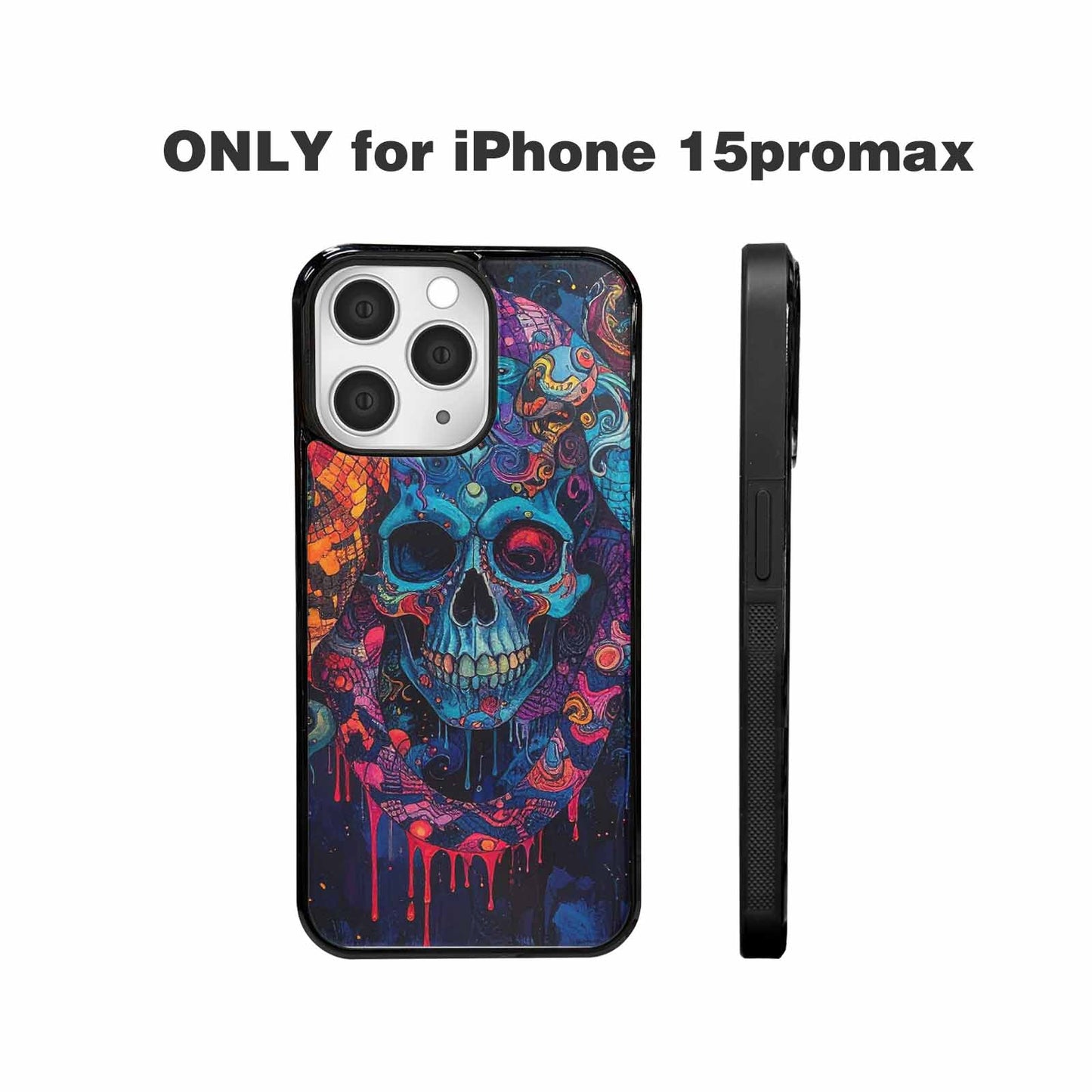 iPhone 15 Pro Max Case — Snakes And Skulls And Snakes Skulls, Custom Print Case Cover