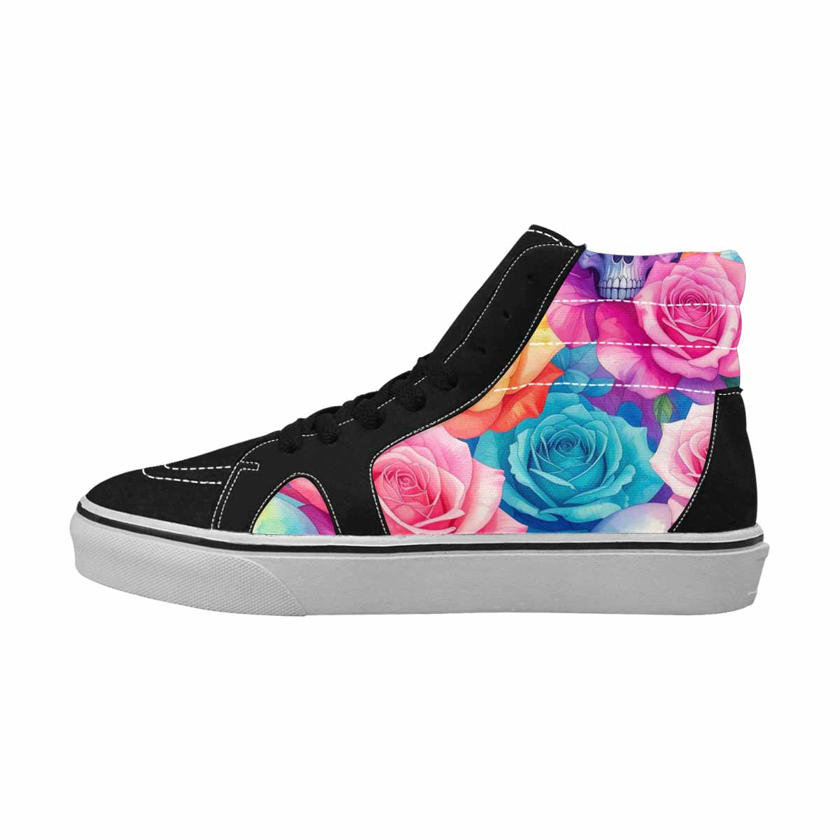 MEN'S Greyscale Candy Skull Colored Airbrush Ferion