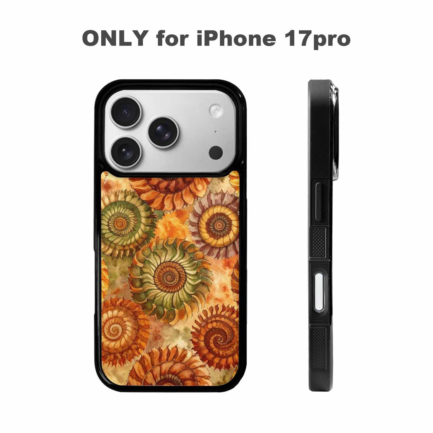 iPhone 17 Pro Case — Tie Dye Earth Tones Blended Tie, Customized Protective Case