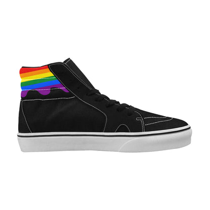 MEN'S Flag 4 Pride LGBT High Top Skateboarding Custom Shoes