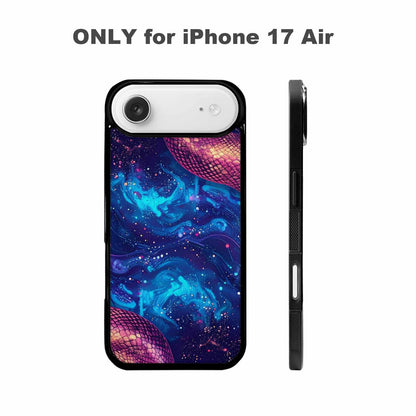 iPhone 17 Air Case — Snake Print Galaxy Seamless Pattern Animal, Custom Art Phone Cover