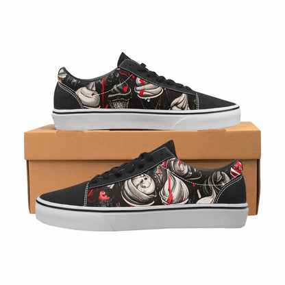 WOMEN'S Ice Cream Motif Lace-Up Canvas Cottagecore Sneakers