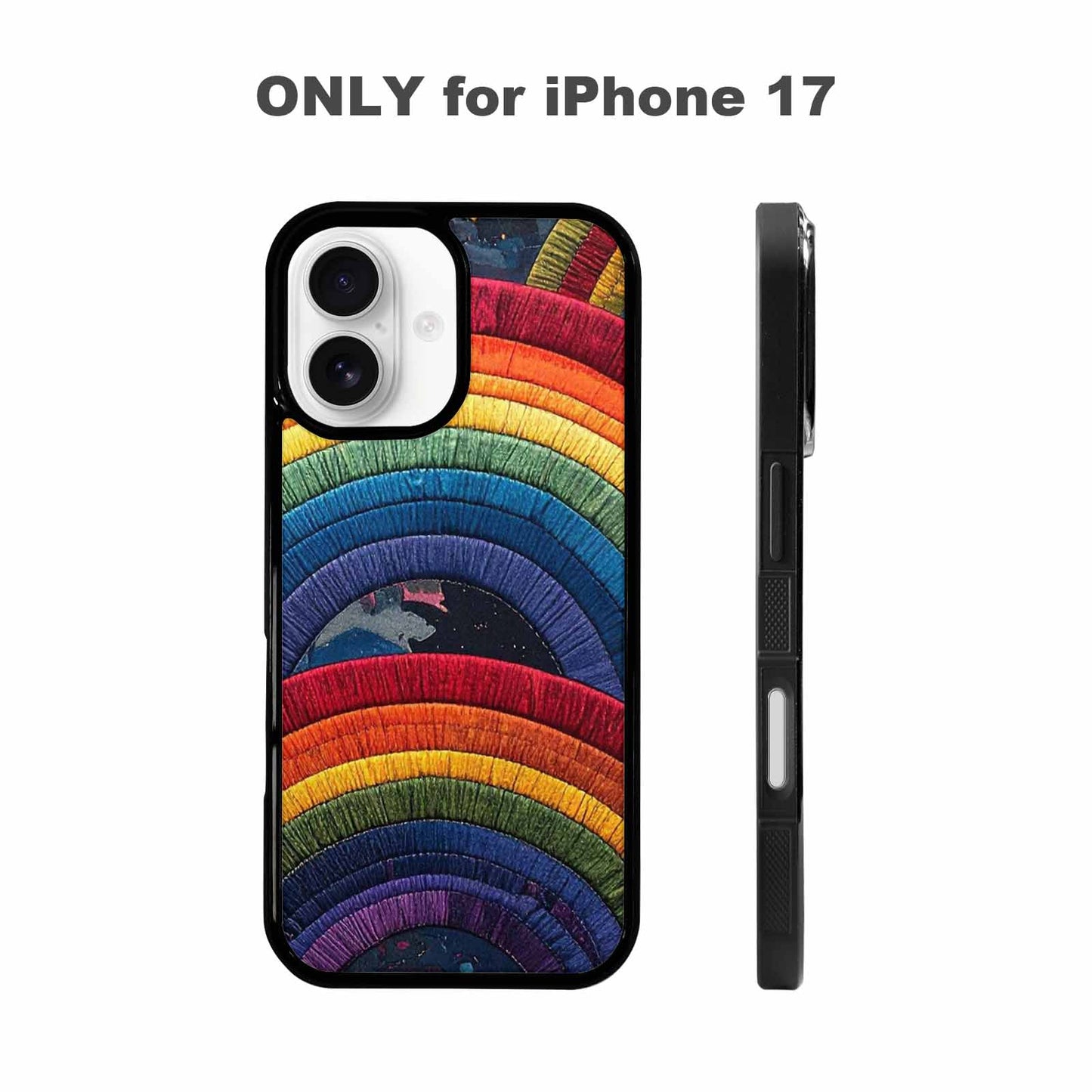 iPhone 17 Case — Vivid Camo Rainbow Camo, Custom Art Phone Cover