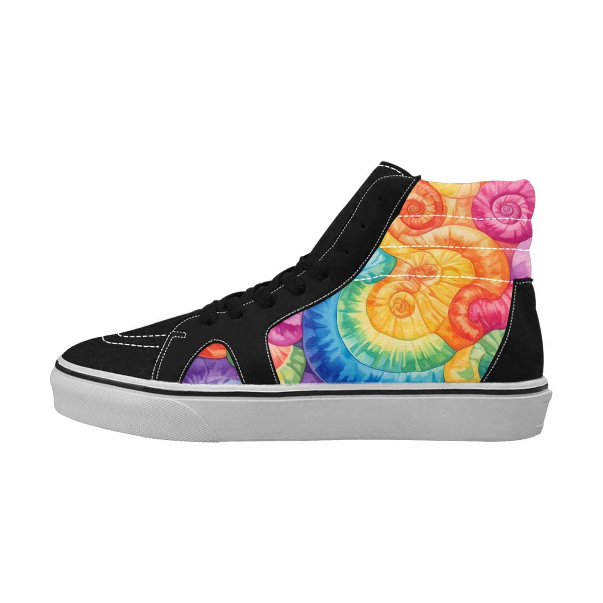 MEN'S Tie High Top Canvas Dark Academia Sneakers