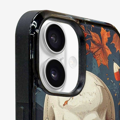 iPhone 16 Plus Case — Halloween Skulls Pumpkins Custom, Original Design Phone Case