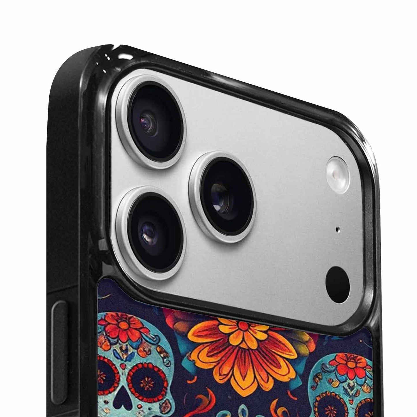 iPhone 17 Pro Max Case — Day Dead Sugar Skull Gothic Skulls, Personalized Phone Case