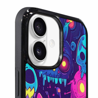 iPhone 17 Case — Mixed Toxic Glow Creature Cartoon Cute, Personalized Phone Case