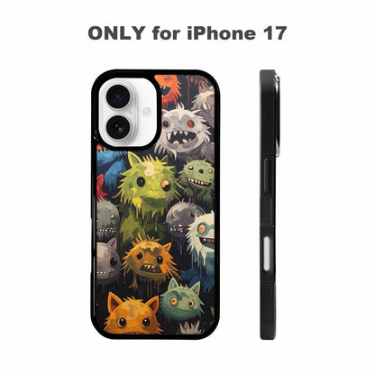iPhone 17 Case — Monsters Camomonsters Pattern U0v Camo, Custom Art Phone Cover