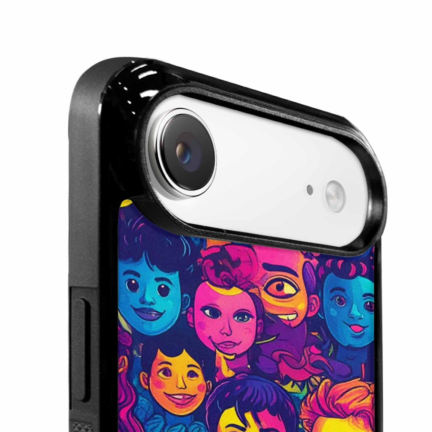 iPhone 17 Air Case — Small Funny Looking Cartoon People Cartoon, Custom Art Phone Cover