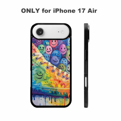 iPhone 17 Air Case — Smiley Facessmiley Faces Tie D Original, Personalized Phone Case