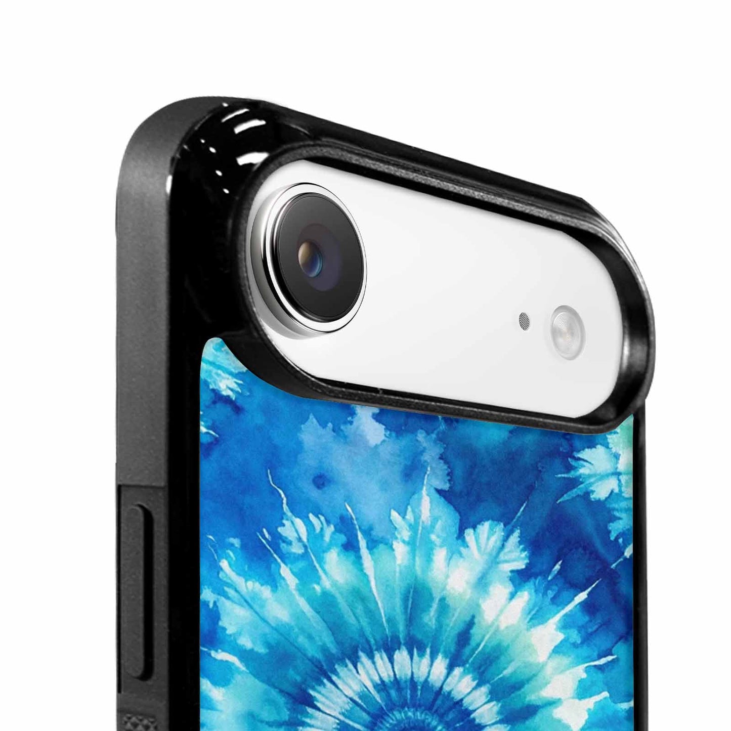 iPhone 17 Air Case — Tie Dye Ocean Blues Blended Tie, Customized Protective Case