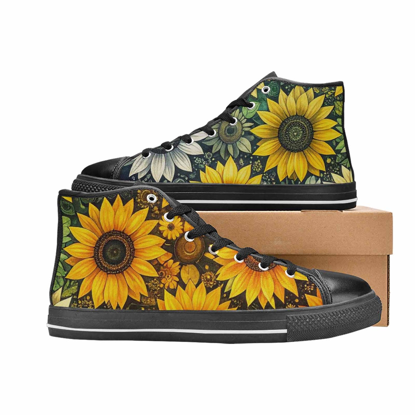 MEN'S Blend Melt Them High Top Canvas Surreal Sneakers